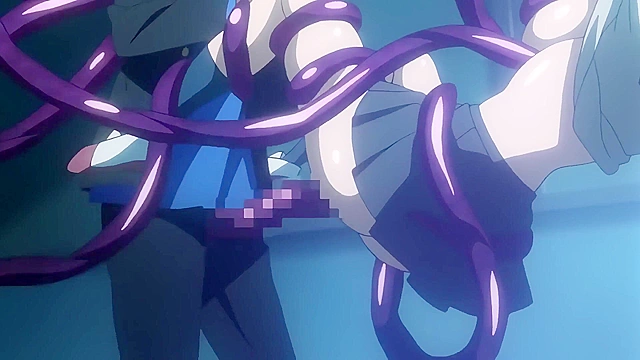 Tentacle Academy: XX of the Dead 2 - Schoolgirl fucked by student possessed by tentacles