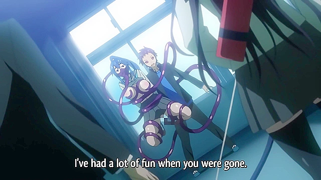 Tentacle Academy: XX of the Dead 2 - Schoolgirl fucked by student possessed by tentacles