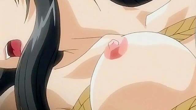 Kisaku 1 - Bastard ties up some naughty hentai schoolgirls and fucks them both rough