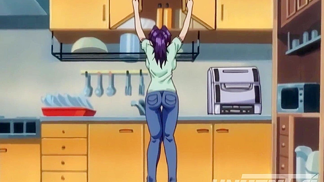 MILF Housemaid Gets Pounded by Old Stepdad in Uncensored Hentai Action