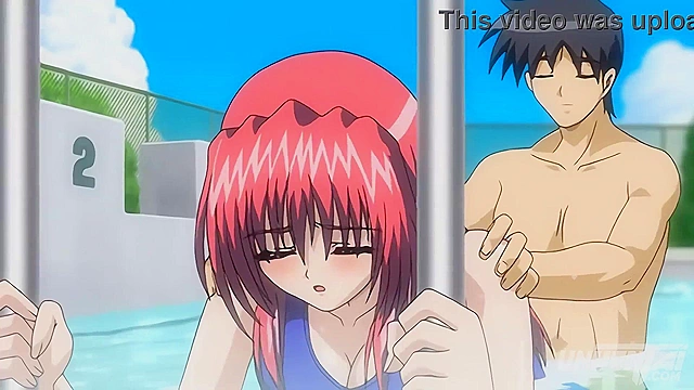 Step Siblings Nearly Get Busted in the Pool, Hot Hentai Action Unleashed