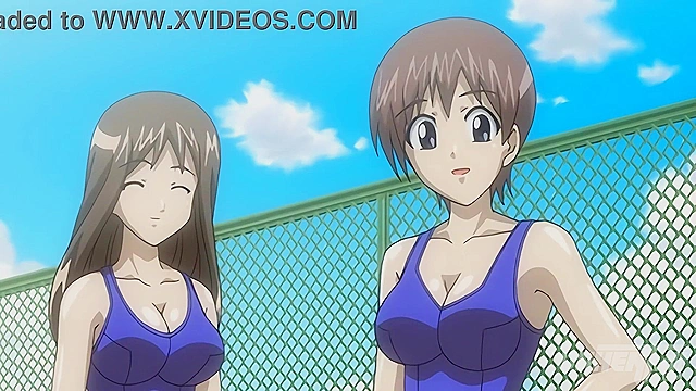 Step Siblings Nearly Get Busted in the Pool, Hot Hentai Action Unleashed