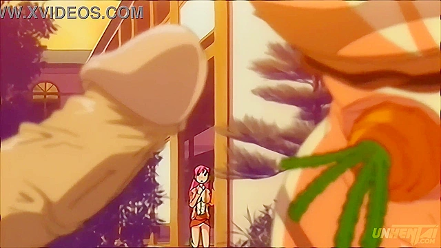 Busty Bunny Cosplayer Gets Nailed in Public - Uncensored Hentai Action