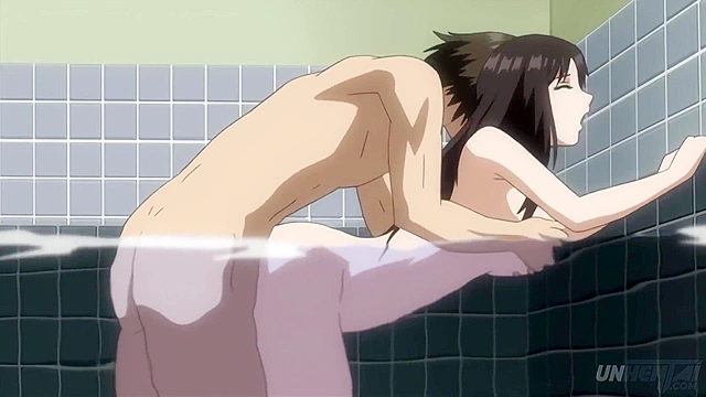 Step Sis and Bro Getting Freaky as Hell in the Bathtub - Hentai Uncensored [Subtitled]