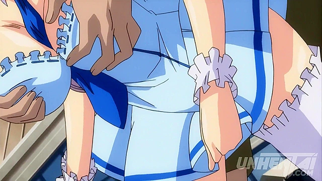 Teen in Costume Gets Public Grope, Pussy Soaks with Wet Orgasm - Hentai Subtitled