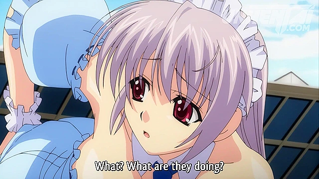 Teen in Costume Gets Public Grope, Pussy Soaks with Wet Orgasm - Hentai Subtitled