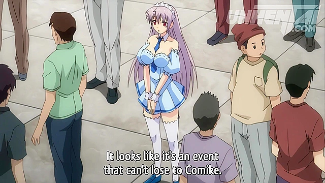 Teen in Costume Gets Public Grope, Pussy Soaks with Wet Orgasm - Hentai Subtitled