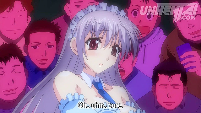 Teen in Costume Gets Public Grope, Pussy Soaks with Wet Orgasm - Hentai Subtitled