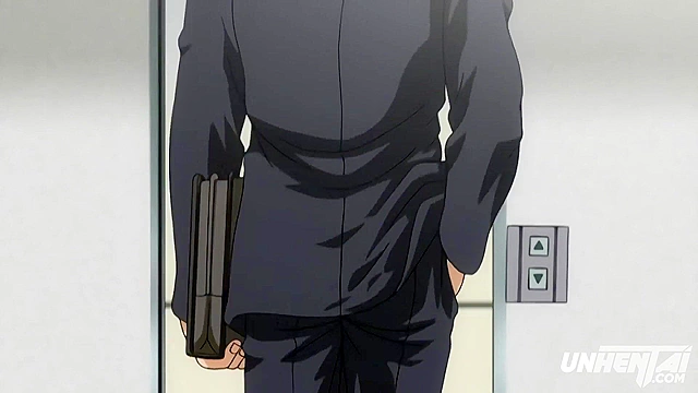 Busty Chicks in the Elevator - Uncensored Hentai Porn [Subtitled]