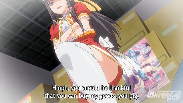 Subtitled Hentai, Sneakily Fingering My Step Sister in Public, Damn!