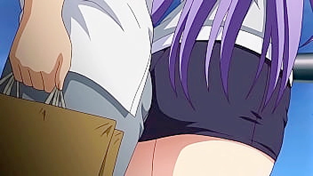 Teen Gets Soaked in Public Elevator, Subtitled Hentai Action!