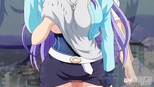 Teen Gets Soaked in Public Elevator, Subtitled Hentai Action!