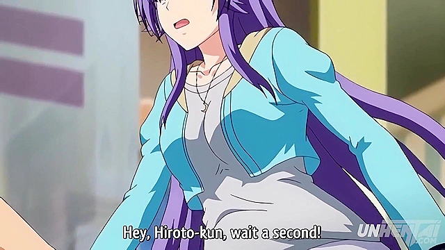 Teen Gets Soaked in Public Elevator, Subtitled Hentai Action!