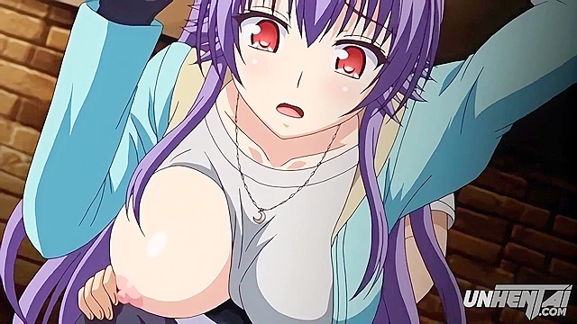 Teen Gets Soaked in Public Elevator, Subtitled Hentai Action!