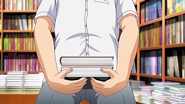 Teen Gets Soaked in Public Elevator, Subtitled Hentai Action!