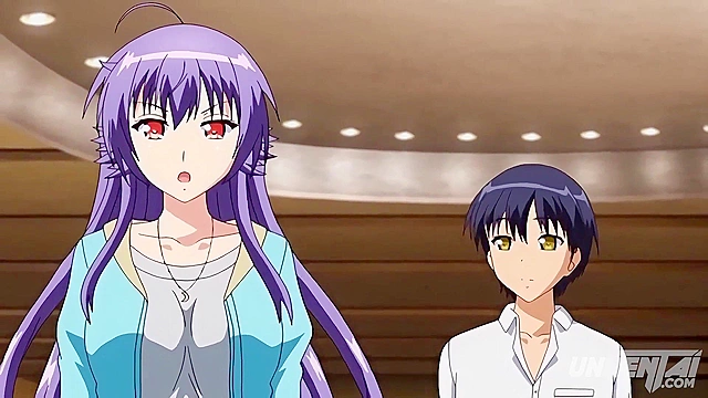 Teen Gets Soaked in Public Elevator, Subtitled Hentai Action!