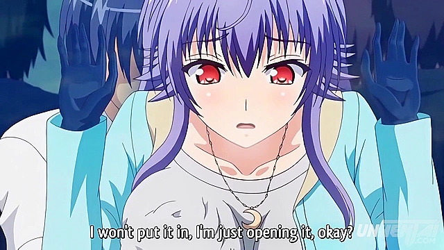 Teen Gets Soaked in Public Elevator, Subtitled Hentai Action!