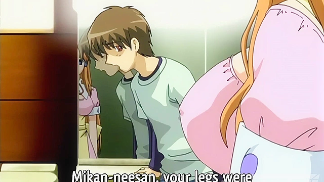 Young Step Brother Can't Keep His Hands Off His Horny Step Sister in Public! Uncensored Hentai [Subtitled]