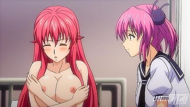 Fuckin' Doctor Pounds Two Juicy-Busted Students Senseless [Uncensored Hentai]