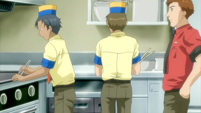 Perverted Boss Grope His Innocent Employee During Customer Service - Hentai Uncensored [Subtitled]