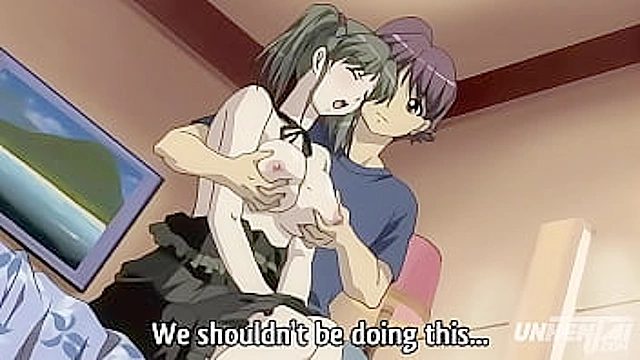 Hentai, Busty Cousin Lets Me Fondle Her Massive Tits, Gets So Horny [Uncensored, Subtitled]