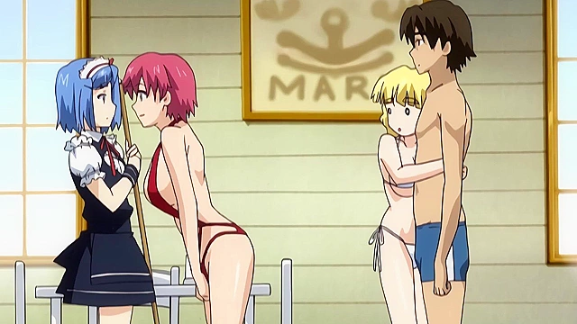 Step Siblings Caught in Dirty Hentai Action [Uncensored, Subtitled]