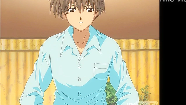 Hentai, Step Mom Fucks Step Son For Catching Her With Step Sister - Uncensored, Subtitled