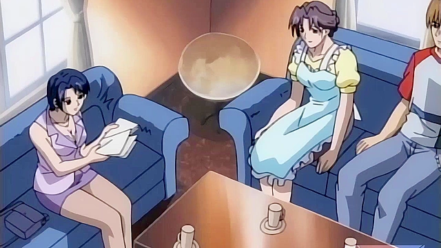 Step Mom Gets Horny While I Talk to Friend - Uncensored Hentai Action