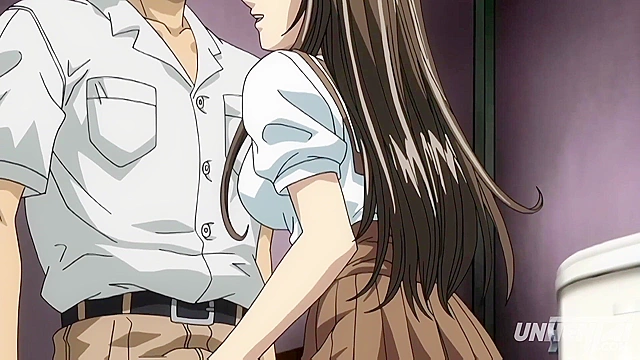 Hentai Teacher Jams Her Pussy on Her 18yo Student in Class [Subtitled]