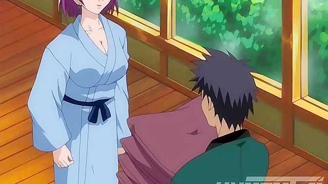 Stepmom Squeezing Milk from Her Massive Tits! Uncensored Hentai [Subtitled]