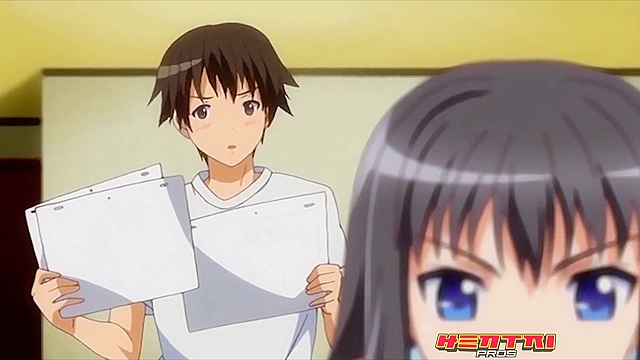 Hentai, Studying Anatomy with a Horny Chick!
