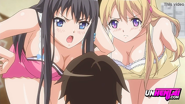 Surprise Cumshot in Fucked-Up Hentai Anime Action