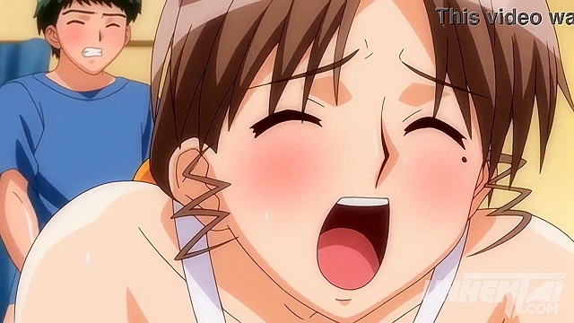 Step Mom Catches Her Fucking Step Son Jerking Off - Hentai [Subtitled]