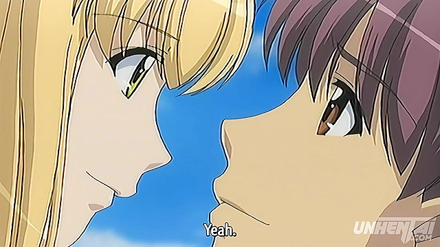 Hentai, Busty Student Gets Wild in Class [Uncensored, Subtitled]