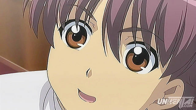 Hentai, Busty Student Gets Wild in Class [Uncensored, Subtitled]