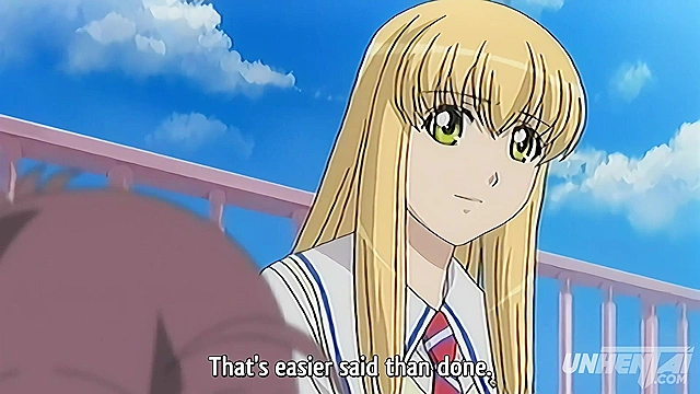 Hentai, Busty Student Gets Wild in Class [Uncensored, Subtitled]