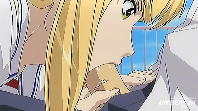 Hentai, Busty Student Gets Wild in Class [Uncensored, Subtitled]