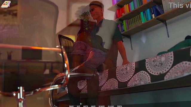 Hentai Anime Couple Enjoy Intense Sex Scene With 3D Visual Novel Thrills