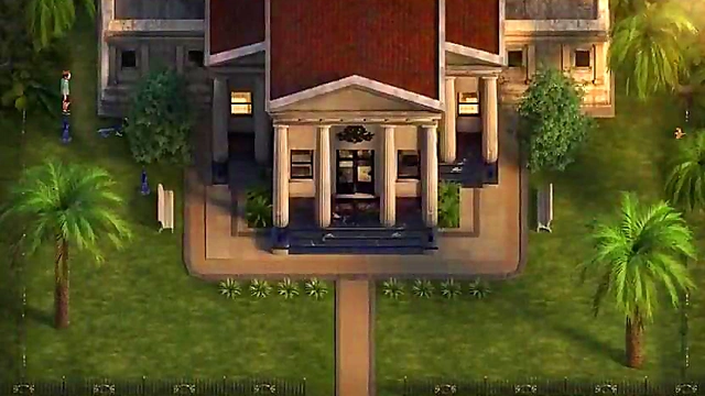 Blonde Skinny Anime Babe Gets Hardcore Blowjob & Anal In A Realistic Game World