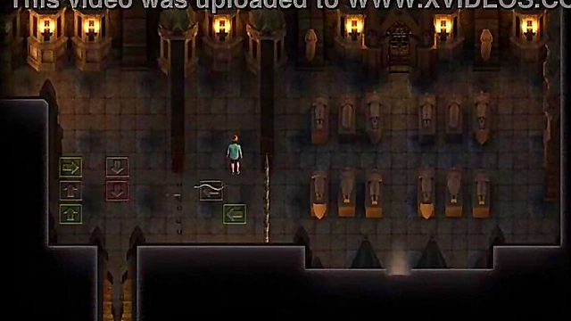 Blonde Skinny Anime Babe Gets Hardcore Blowjob & Anal In A Realistic Game World