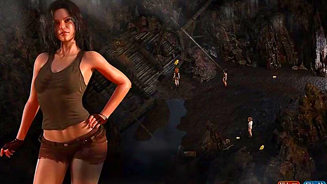 Irresistible Anime Girls Get Squirty BDSM ThreeWay With Huge Cocks