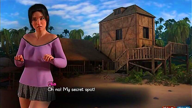 Sneaky Masha Ditches Senpai for Hot Sex With Her New Anime Partner