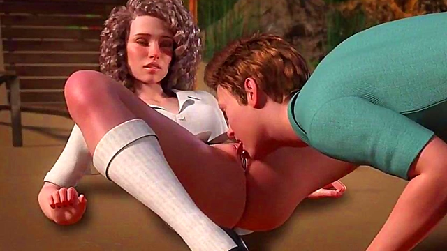 Seductive Nadia Solves Sexual Puzzles With Naughty Anime Blowjob S s