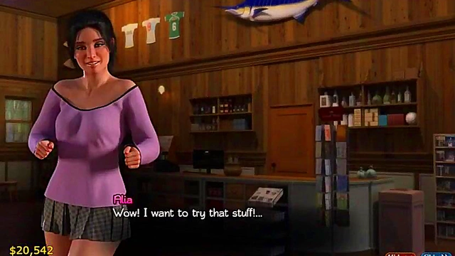 Seductive Nadia Solves Sexual Puzzles With Naughty Anime Blowjob S s