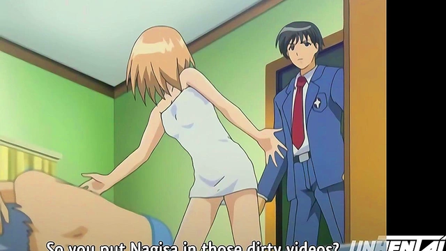 First-Time Pole Dance with Anime Chick Gets Her Wet!