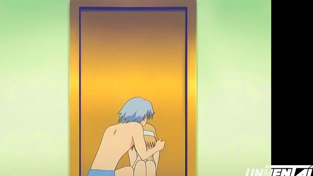 First-Time Pole Dance with Anime Chick Gets Her Wet!