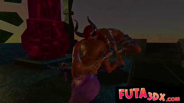 Horny Milf Anime Maid Gets Fucked by Big Dick Guy for Forbidden Orgasm