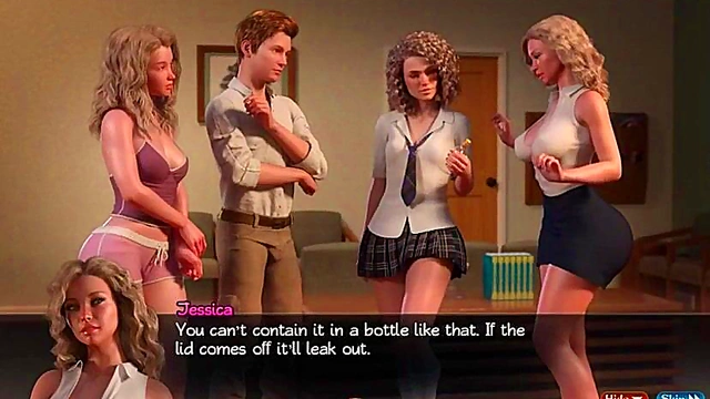 Sexy Cougar MILF In Treasure Hunt Gets Animated Anal & Facial By 3D Anime Lover