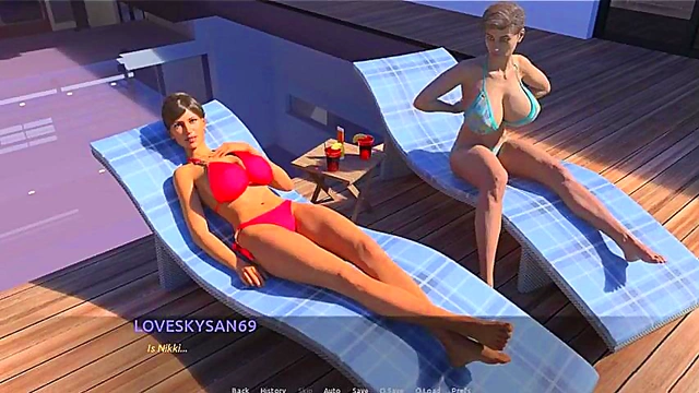 3D Anime Simpsons Mr Burns Seduces Marge for Naughty Mansion Adventure