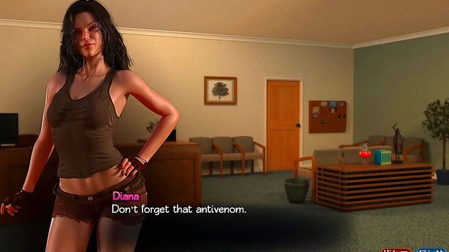 Good Taiga Gives Blowjob & Gets Fucked In Game Friends Anime Sex with Russian Voice Over